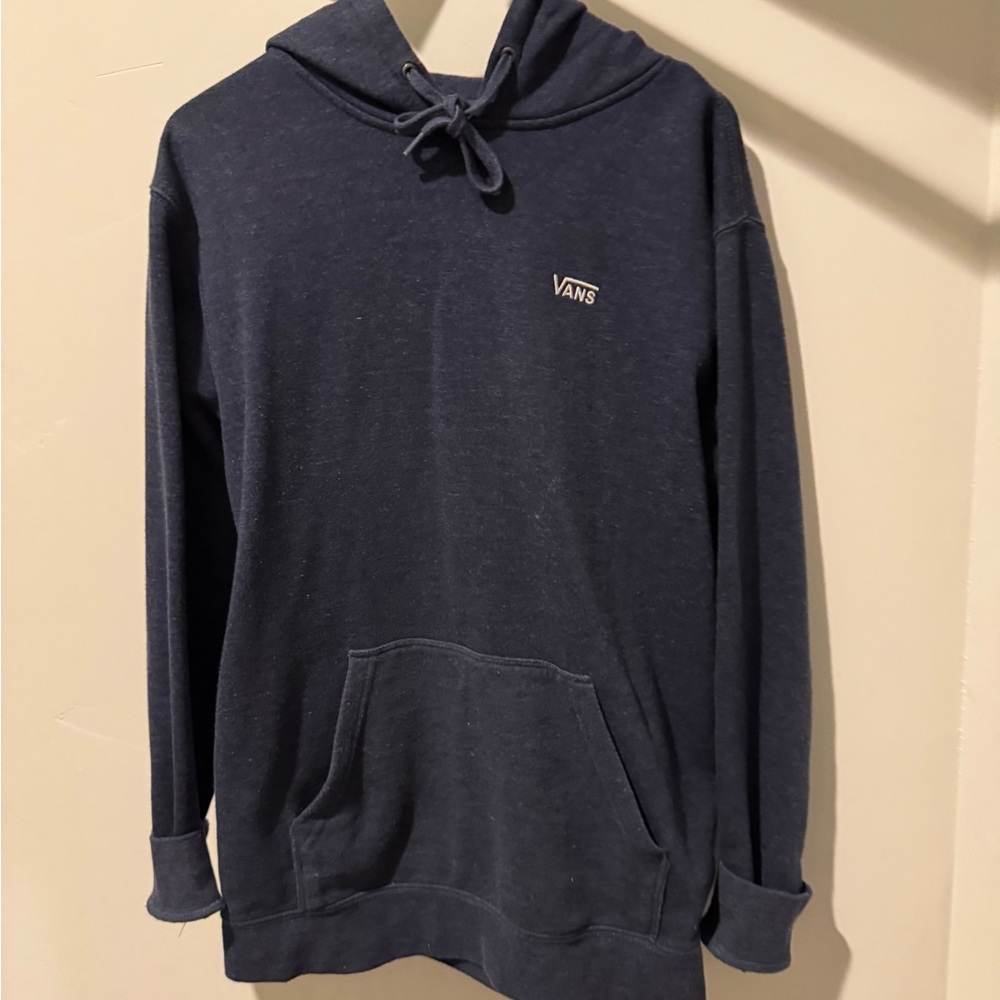 Vans Blue Sweater Relaxed Fit Cotton Blend
